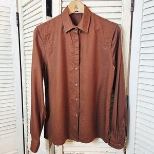 Vintage Brown Women's Blouse